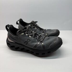 On Running Cloudsurfer Trail Women's Sz 9.5 Black Gray Eclipse Running Shoes